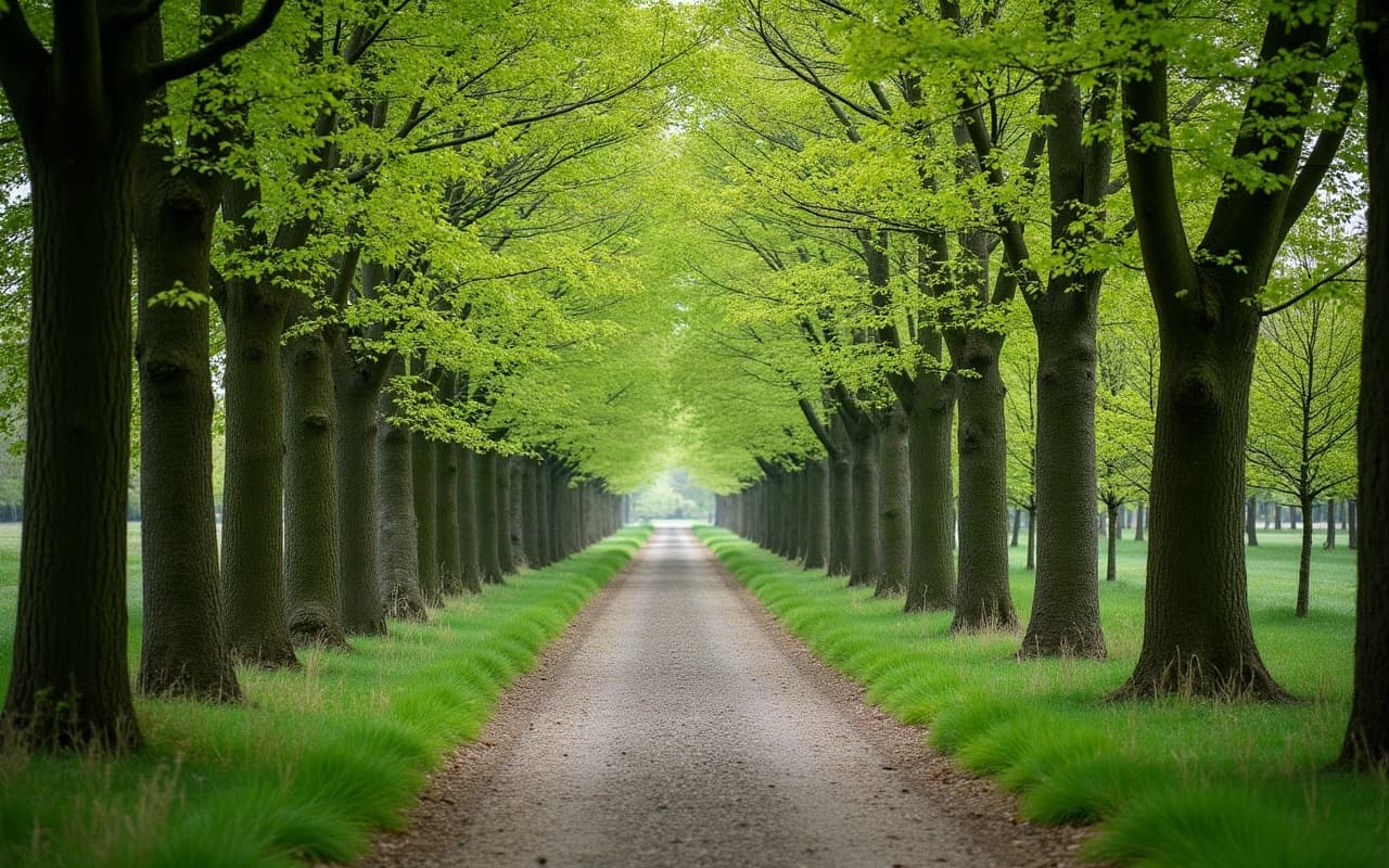 Allée boisée de la forêt d'Ifs, 32 hectares plantés au cœur de la commune