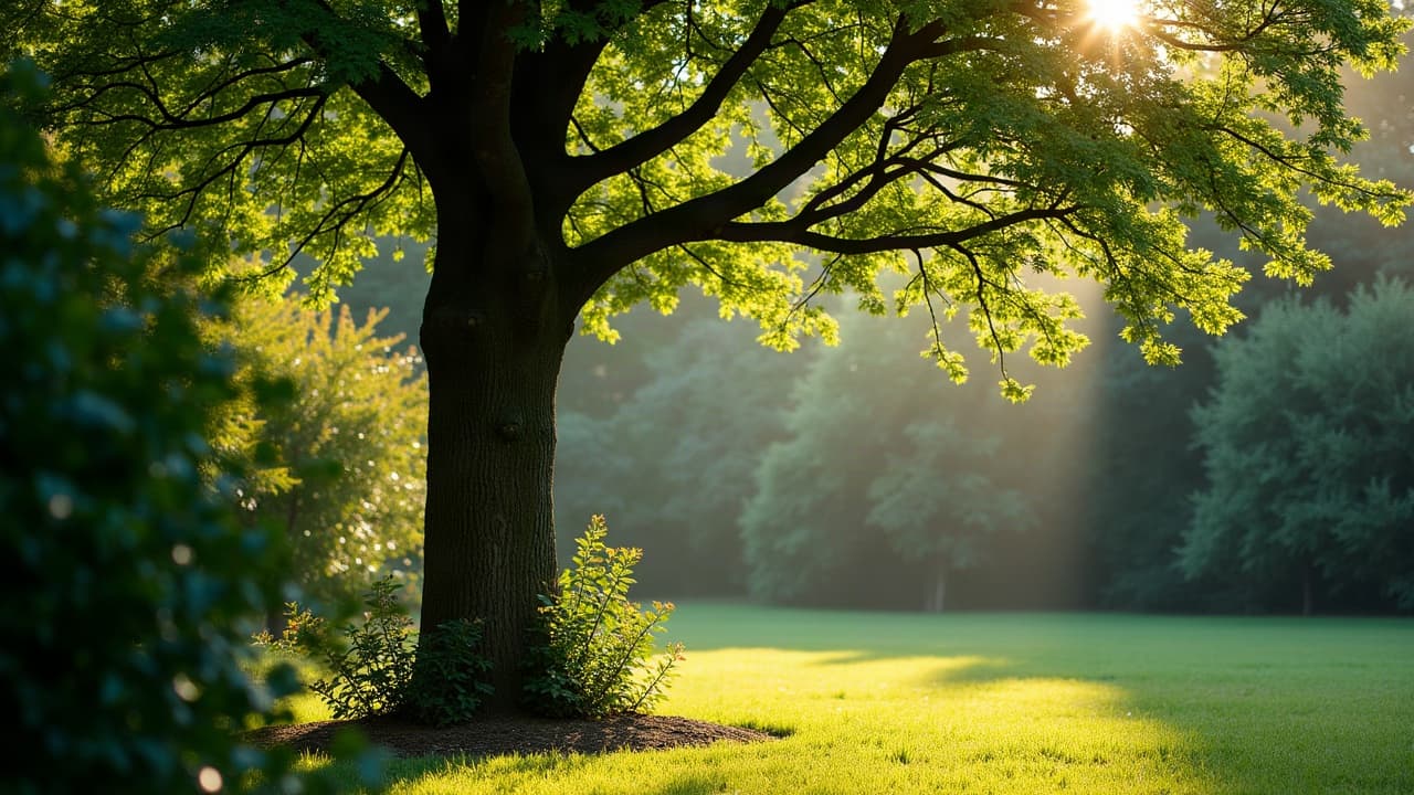 Coupe nette d'une branche à l'aplomb d'une limite de propriété dans un jardin de l'agglomération caennaise, matériel récent et propre